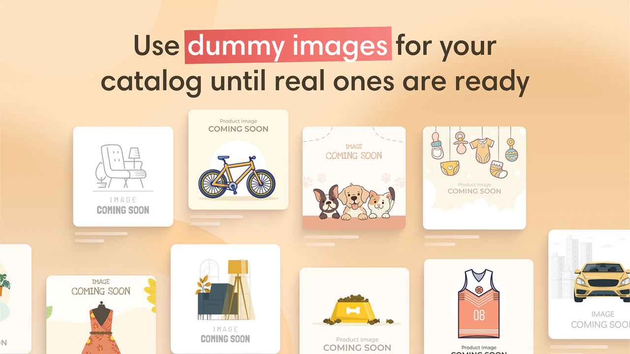 Manifest Dummy Product Images